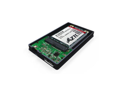 ZTC Sky Board mSATA to USB3.0 SSD Enclosure Adapter Case - Model ZTC-EN002 - Silver