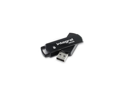 Integral 32GB Secure 360 Encrypted USB3.0 Flash Drive (256-bit AES Encryption) Model INFD32GB360SEC3.0