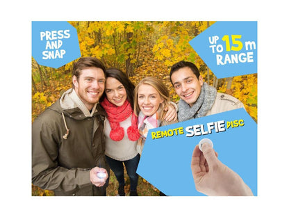 Integral Remote Selfie Disk - Bluetooth Selfie Button Model INSELFIEDISC