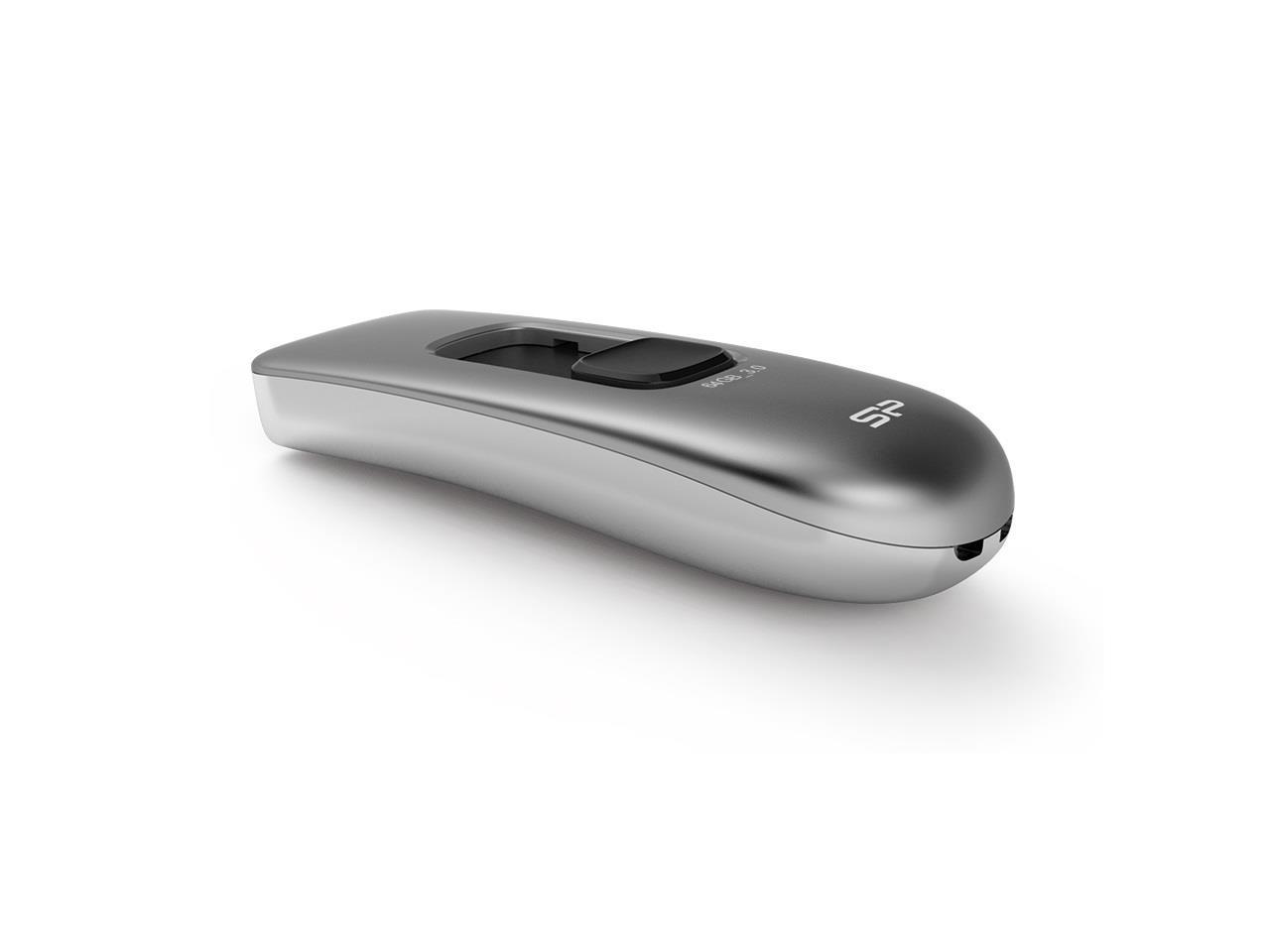 Silicon Power Marvel M70 64GB 230/80 MB/s (read/write) Retractable USB 3.0 Flash Drive Silver