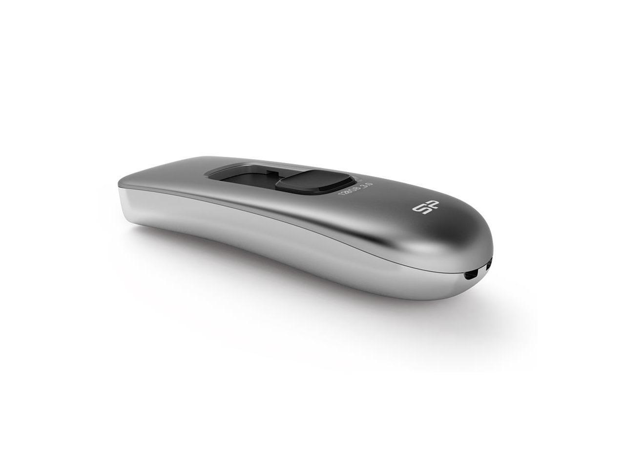 Silicon Power Marvel M70 128GB 240/80 MB/s (read/write) Retractable USB 3.0 Flash Drive Silver