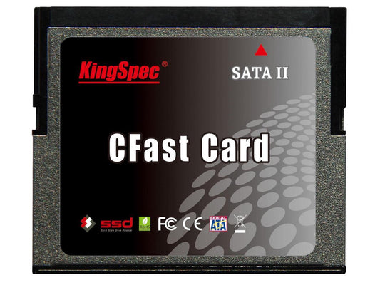 64GB KingSpec CFast Memory Card 600X Speed Rating (up to 277MB/sec) KCF-SA.7-064MJ