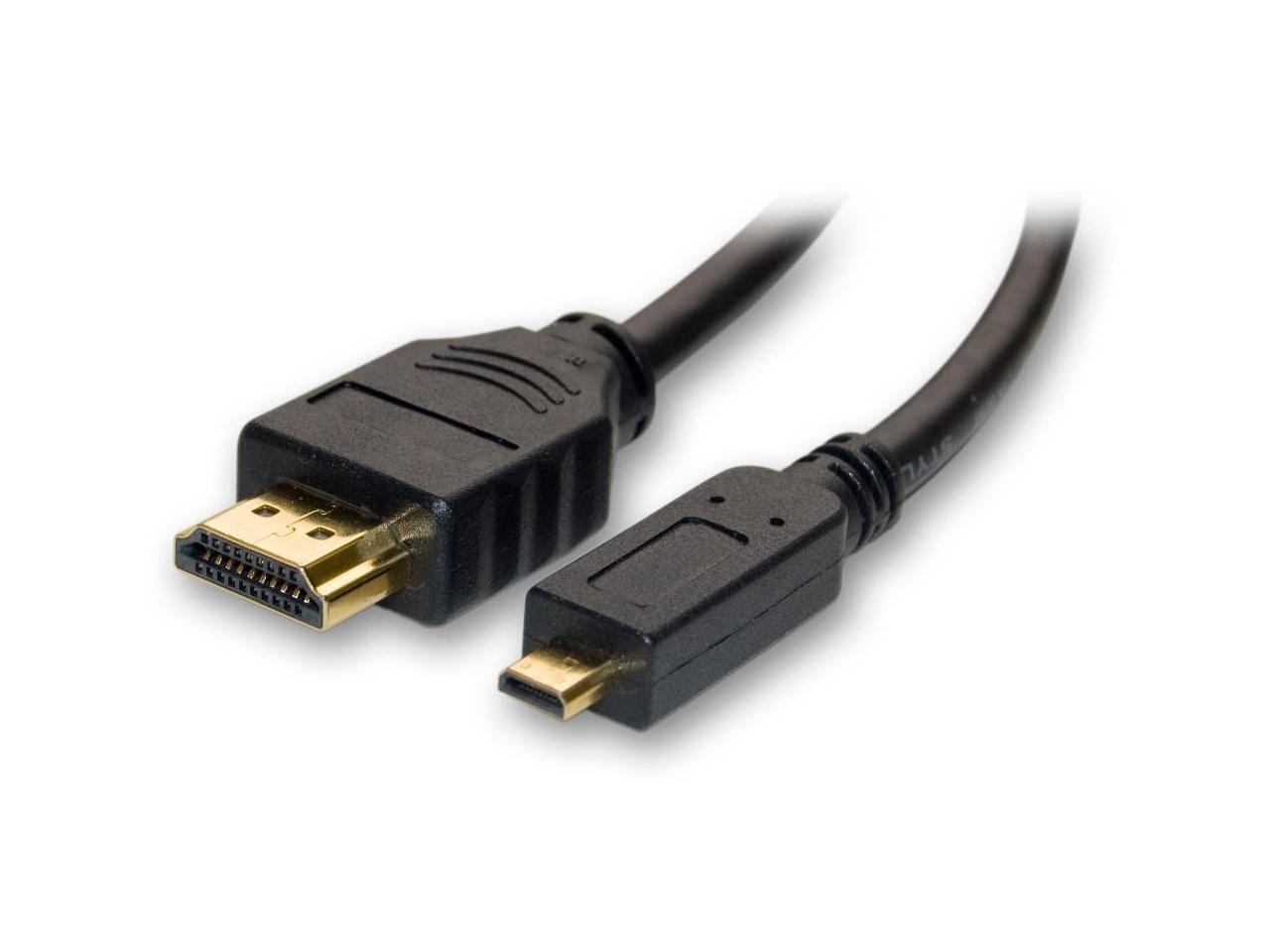 HDMI Cable 19-pin HDMI Male to Micro HDMI Male Black 2m