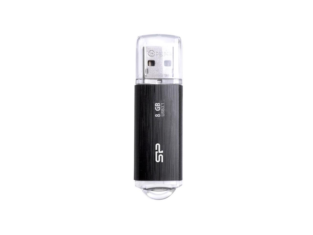8GB Silicon Power Blaze B02 USB3.1 Flash Drive Black