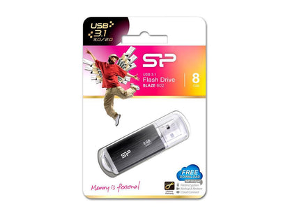 8GB Silicon Power Blaze B02 USB3.1 Flash Drive Black