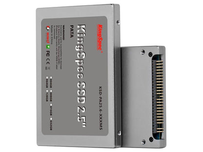 KingSpec 256GB 2.5-inch PATA/IDE SSD Solid State Disk (MLC Flash) SM2236 Controller Model KSD-PA25.6-256MS
