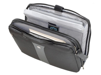 Wenger Black/Gray Legacy Double Computer Case Model 600654