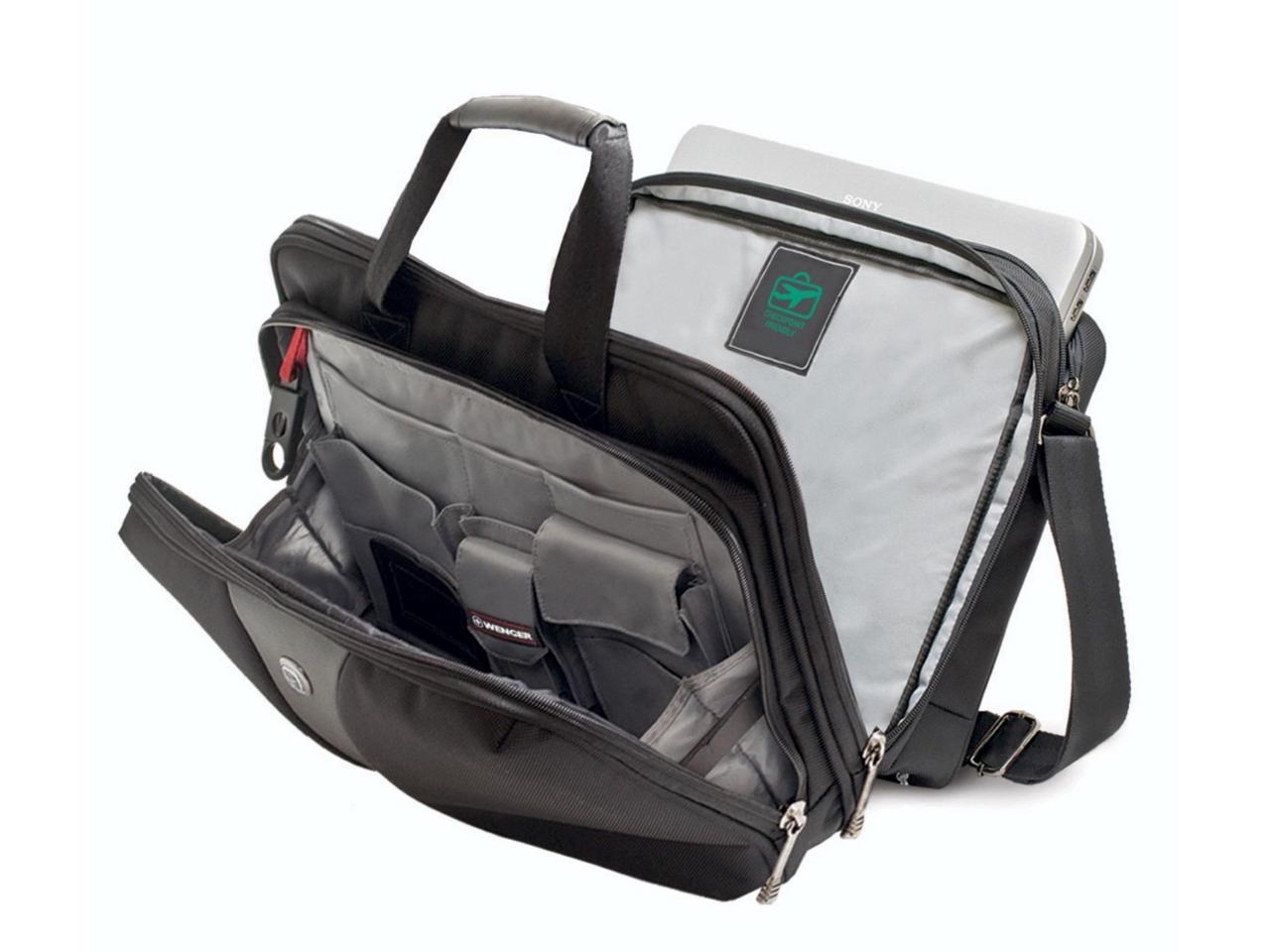 Wenger Black Legacy 16" Double Laptop Case Model 600648