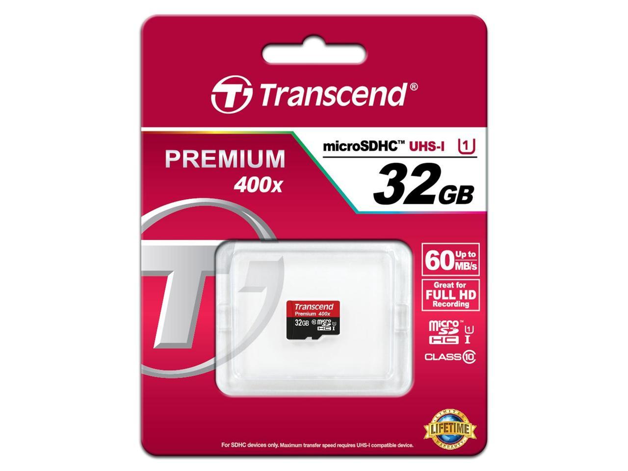 Transcend 32GB Flash Card Model TS32GUSDCU1
