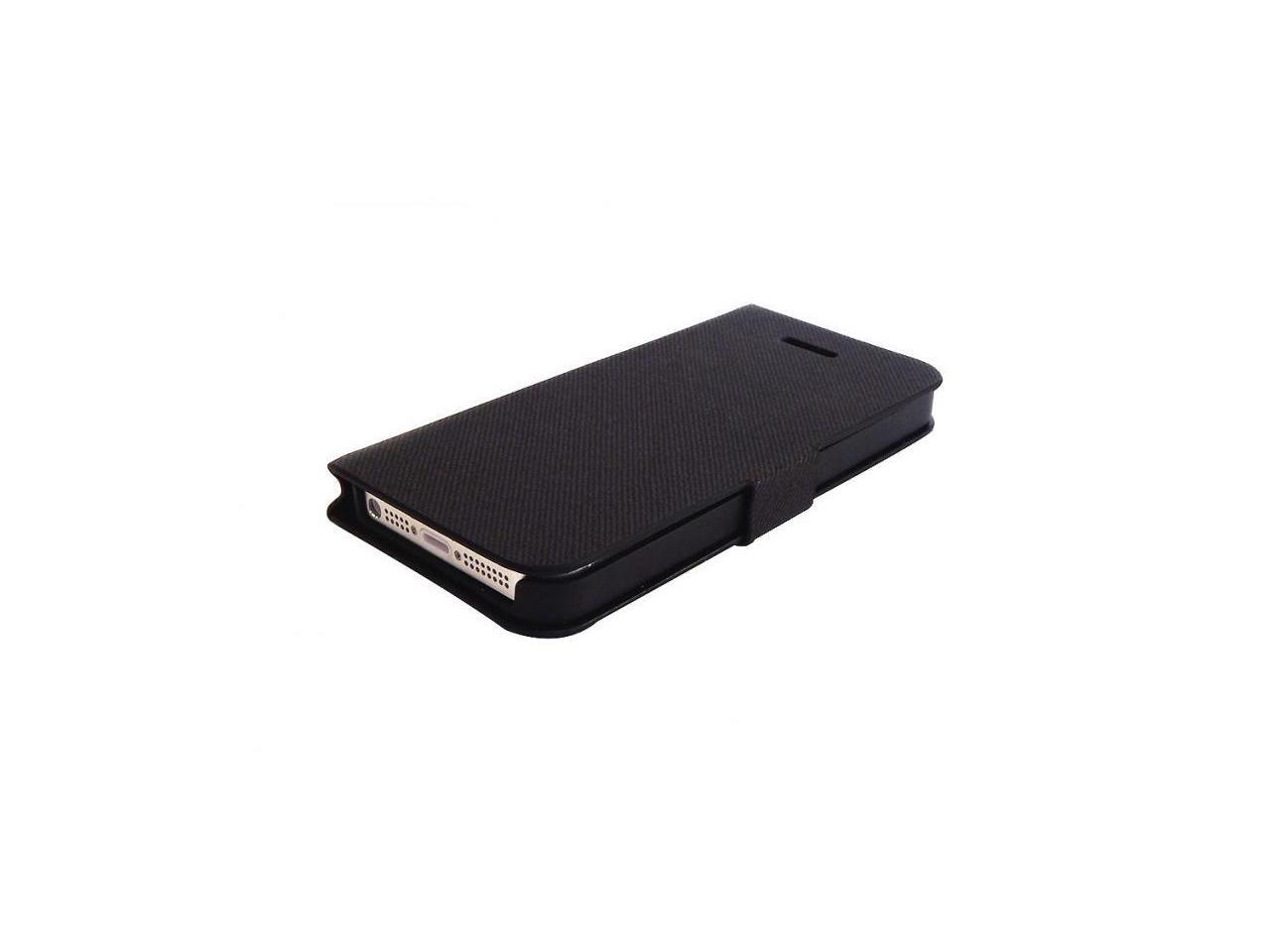 NEON Black iPhone 5 Flip Cover with Auto-Sleep Function Model IPH5-FLI-BK