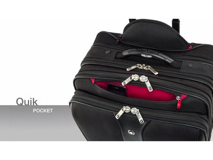 Wenger Black Patriot Roller 2 Piece Travel Set Model 600662