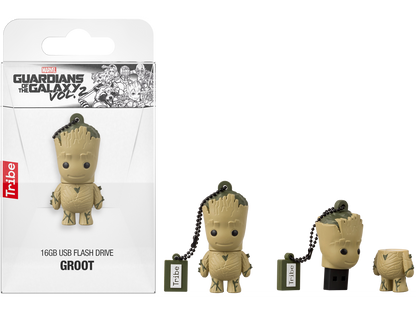 Tribe 16GB Guardians of the Galaxy Groot USB Flash Drive Memory Model FD035502