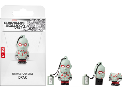 Tribe 16GB Guardians of the Galaxy Drax USB Flash Drive Memory Model FD035504