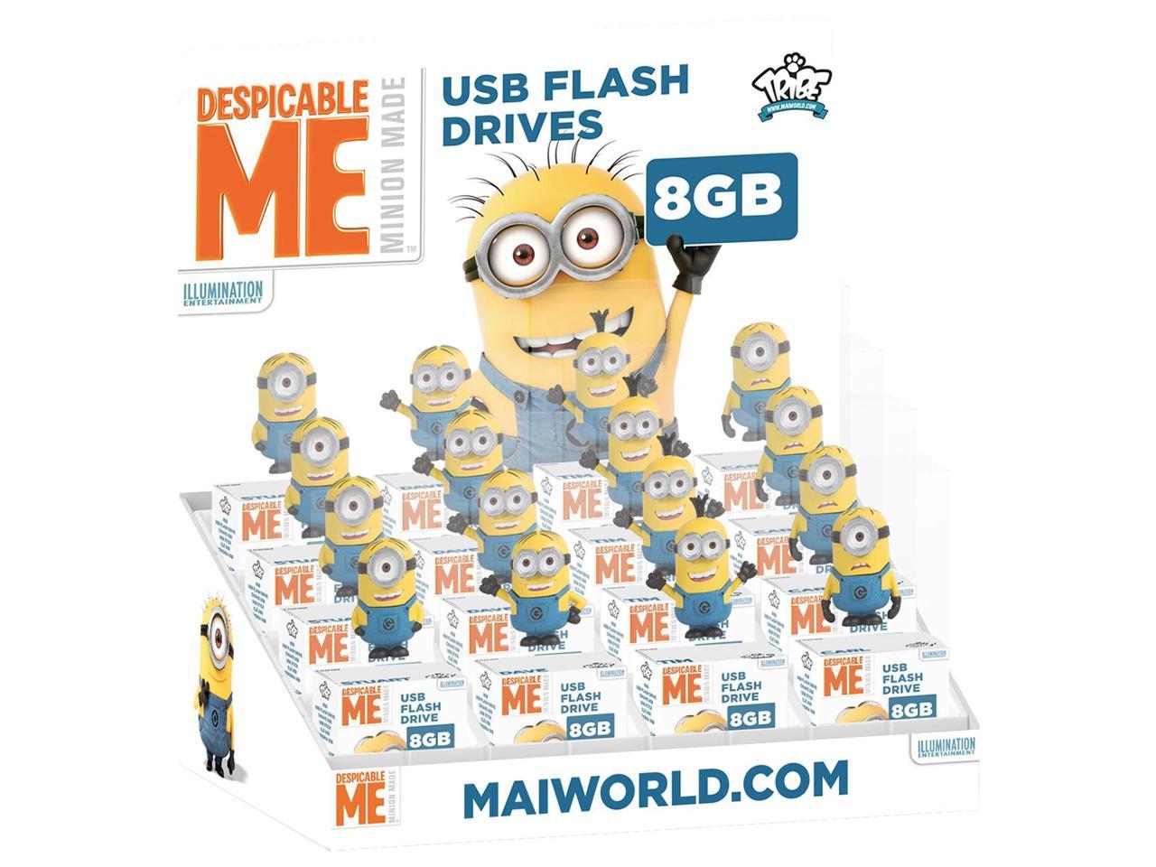 Tribe 8GB Minions Kevin USB 2.0 Flash Drive Memory Model FD021409