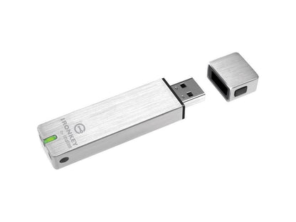 IronKey IronKey Basic S1000 Encrypted Flash Drive - 128 GB - USB 3.0 - 256-bit AES - 5 Year