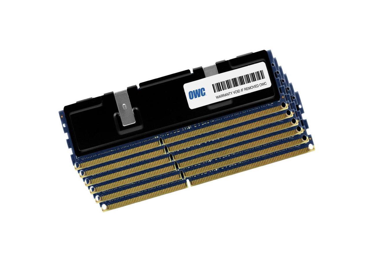 OWC 96GB ( 6x16GB ) PC3-10600 DDR3 ECC 1333MHz SDRAM DIMM 240 Pin Memory Upgrade kit For Mac Pro 'Nehalem' & 'Westmere' models. Perfect For the Mac Pro 8-core Xeon systems. Model OWC1333D3X9M096