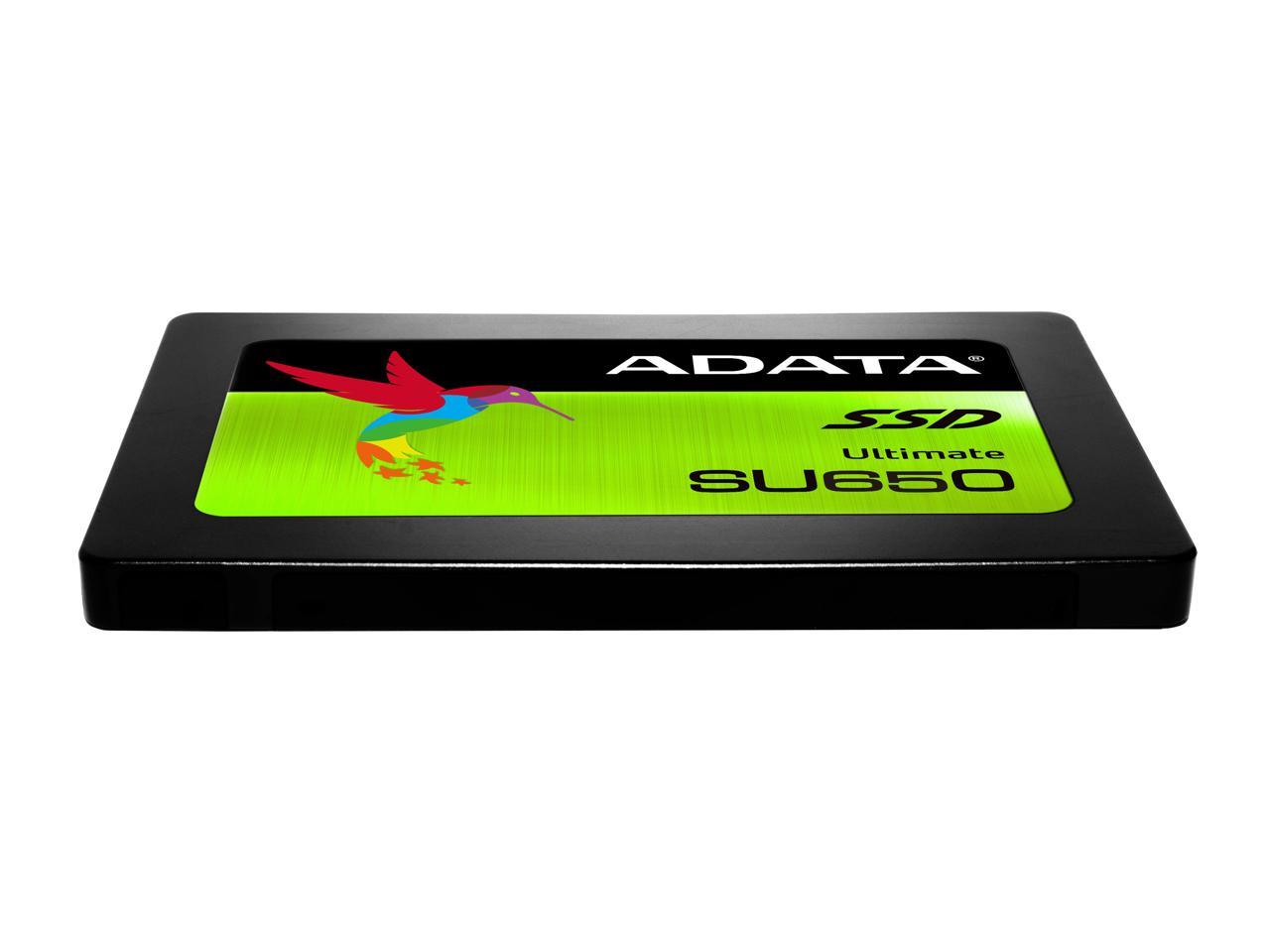 ADATA Ultimate SU650 2.5" 960GB SATA III 3D NAND Internal Solid State Drive (SSD) ASU650SS-960GT-C