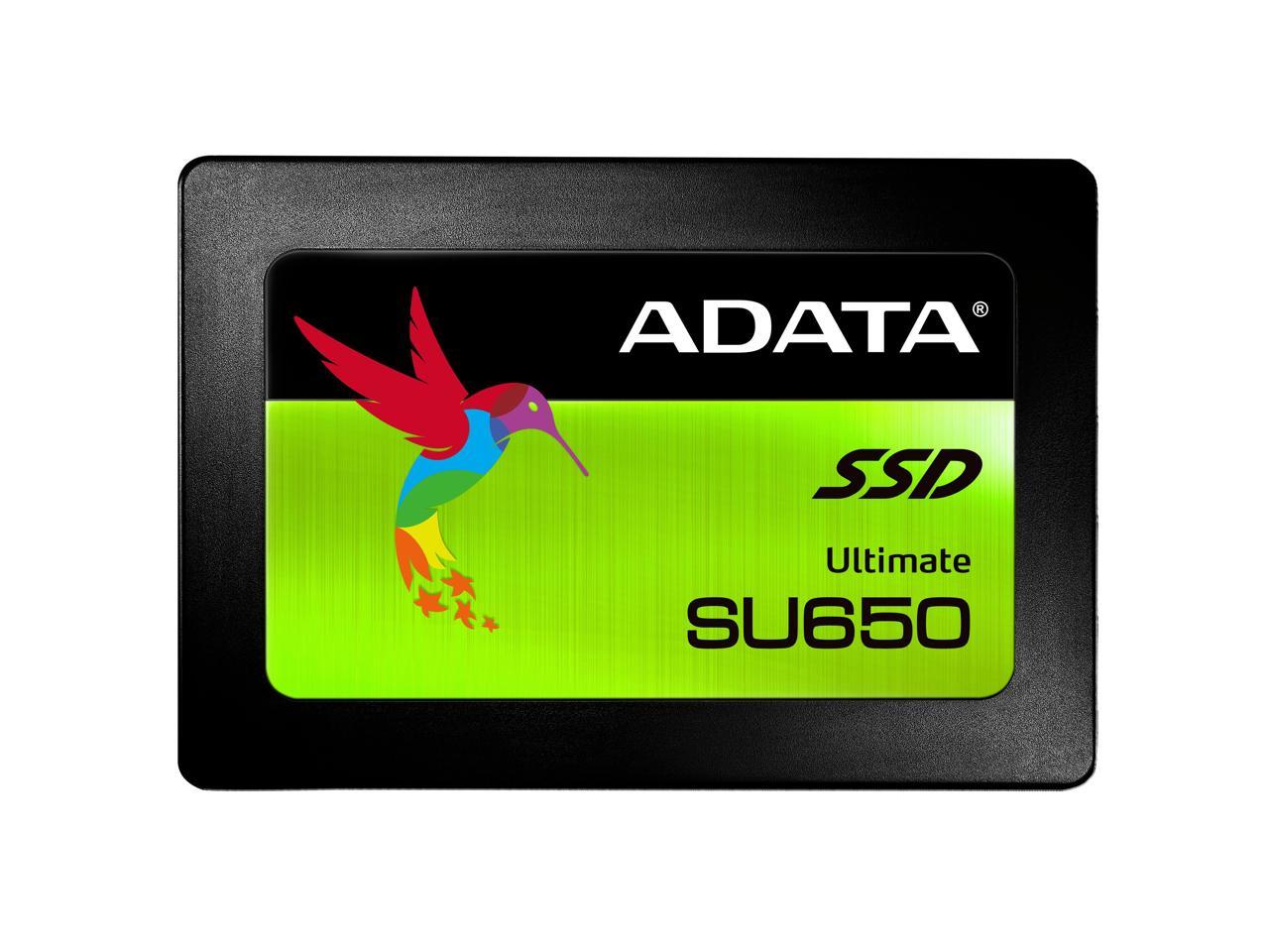 ADATA Ultimate SU650 2.5" 960GB SATA III 3D NAND Internal Solid State Drive (SSD) ASU650SS-960GT-C