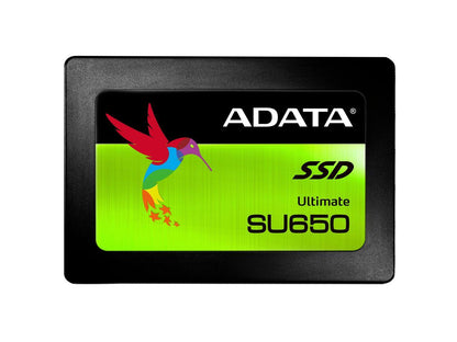 ADATA Ultimate SU650 2.5" 960GB SATA III 3D NAND Internal Solid State Drive (SSD) ASU650SS-960GT-C