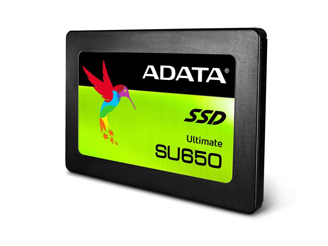 ADATA Ultimate SU650 2.5" 960GB SATA III 3D NAND Internal Solid State Drive (SSD) ASU650SS-960GT-C