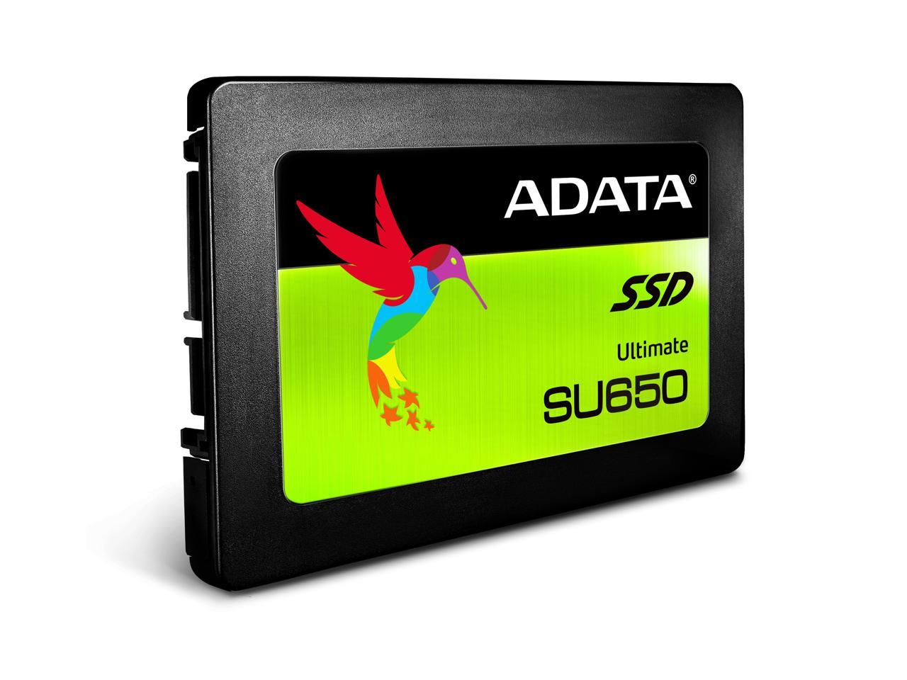 ADATA Ultimate SU650 2.5" 960GB SATA III 3D NAND Internal Solid State Drive (SSD) ASU650SS-960GT-C