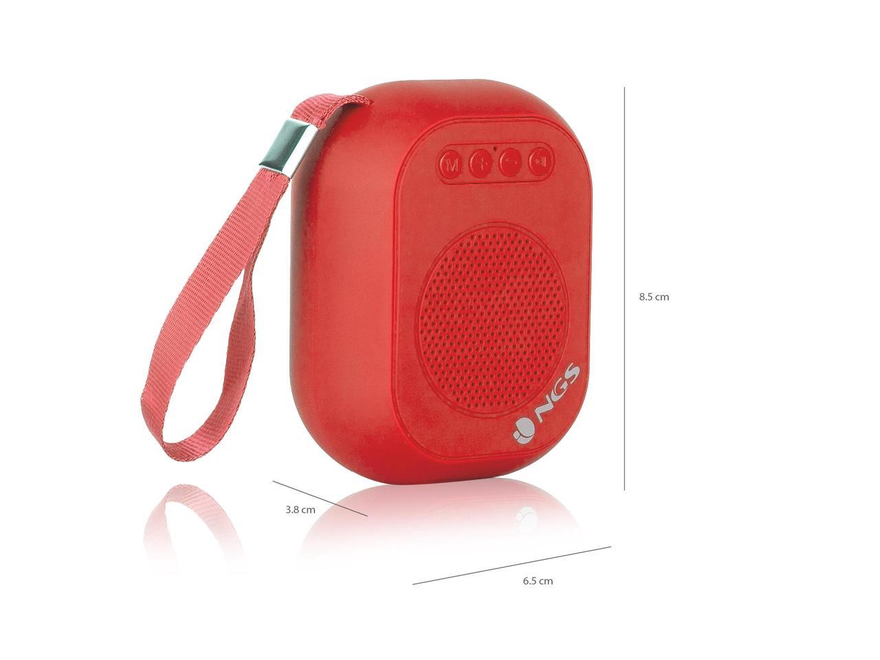 NGS 3W Bluetooth Speaker - Roller Dice Red