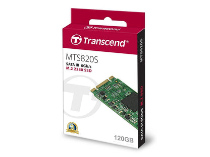 Transcend MTS820 120GB M.2 SATA-III SSD (TS120GMTS820S)