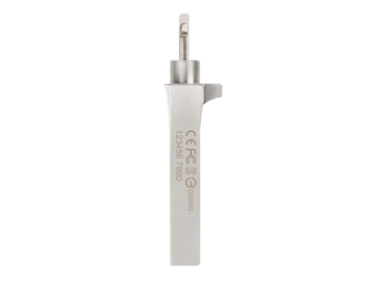 Transcend TS128GJDG500S 128Gb Jetdrive Go 500 Lightning/USB 3.1 Flash Drive, Silver Plating