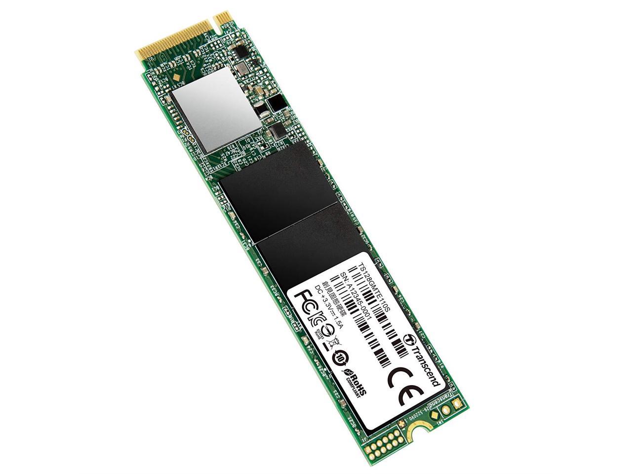 Transcend 128GB M.2 2280 PCIe Gen3X4 3D TLC Internal SSD