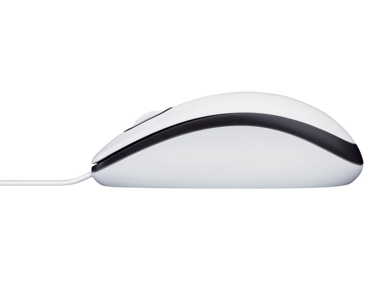 Logitech M100 USB Wired Optical Mouse - White