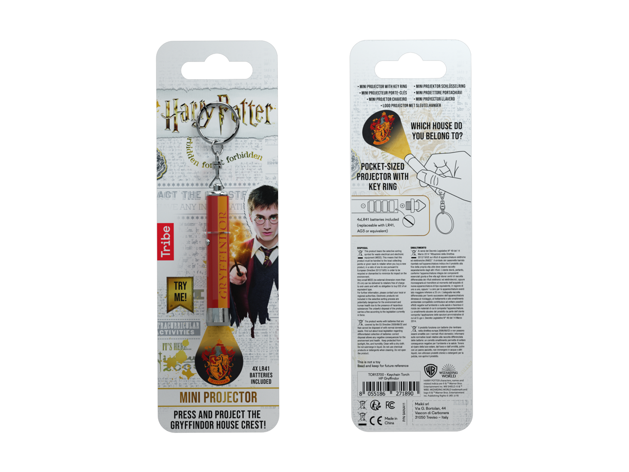 Harry Potter Gryffindor Mini Projector with Keyring