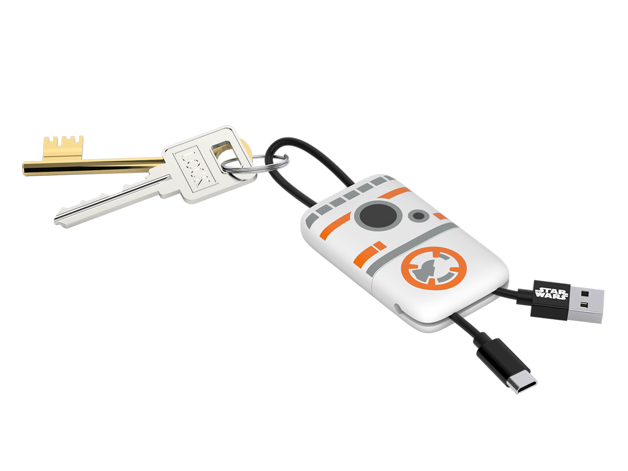 Star Wars TLJ BB-8 KeyLine Micro USB Cable 22cm