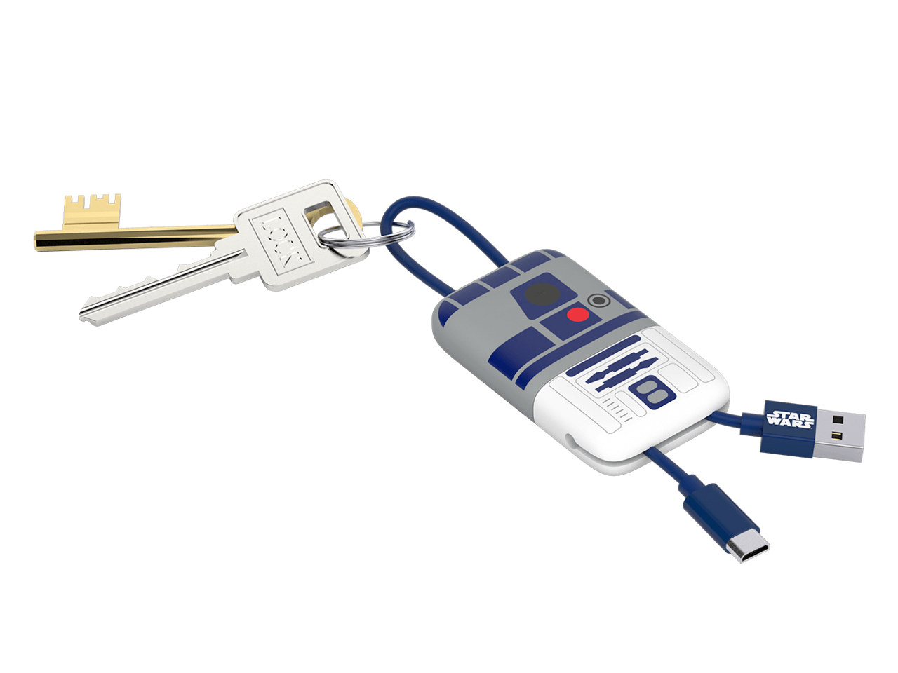 Star Wars TLJ R2D2 KeyLine Micro USB Cable 22cm