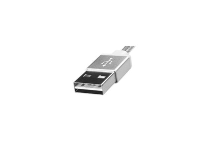 AData Android USB to Micro USB Charging/Sync Cable, 100cm - Silver
