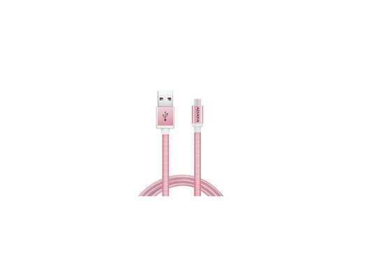 AData Android USB to Micro USB Charging/Sync Cable, 100cm - Rose Gold