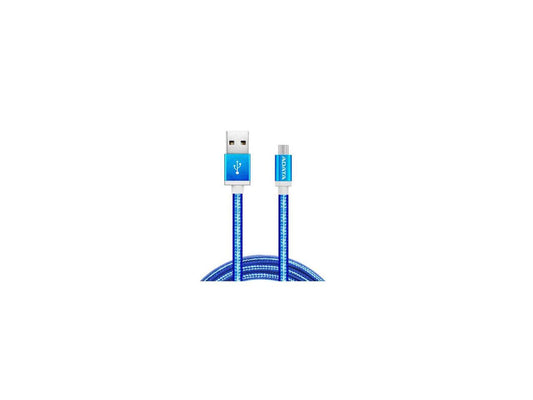 AData Android USB to Micro USB Charging/Sync Cable, 100cm - Blue