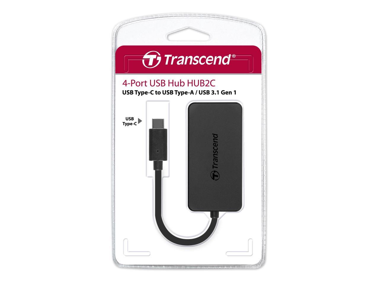 Transcend USB Type-C 4-Port Hub USB3.1 Gen 1