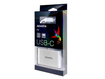 AData USB-C Hub (with 3x USB 3.1 + 1x USB-C port) Silver