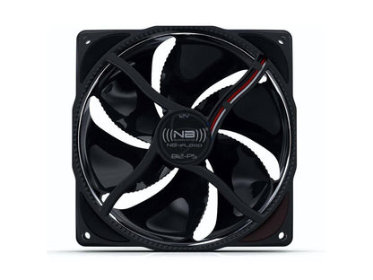 Noiseblocker NB-eLoop Series B12-PS Black Edition 120mm PWM Bionic Loop Rotor Fan, 1500rpm, 21 dBA