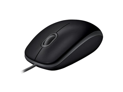 Logitech B110 Silent Wired Mouse - Black