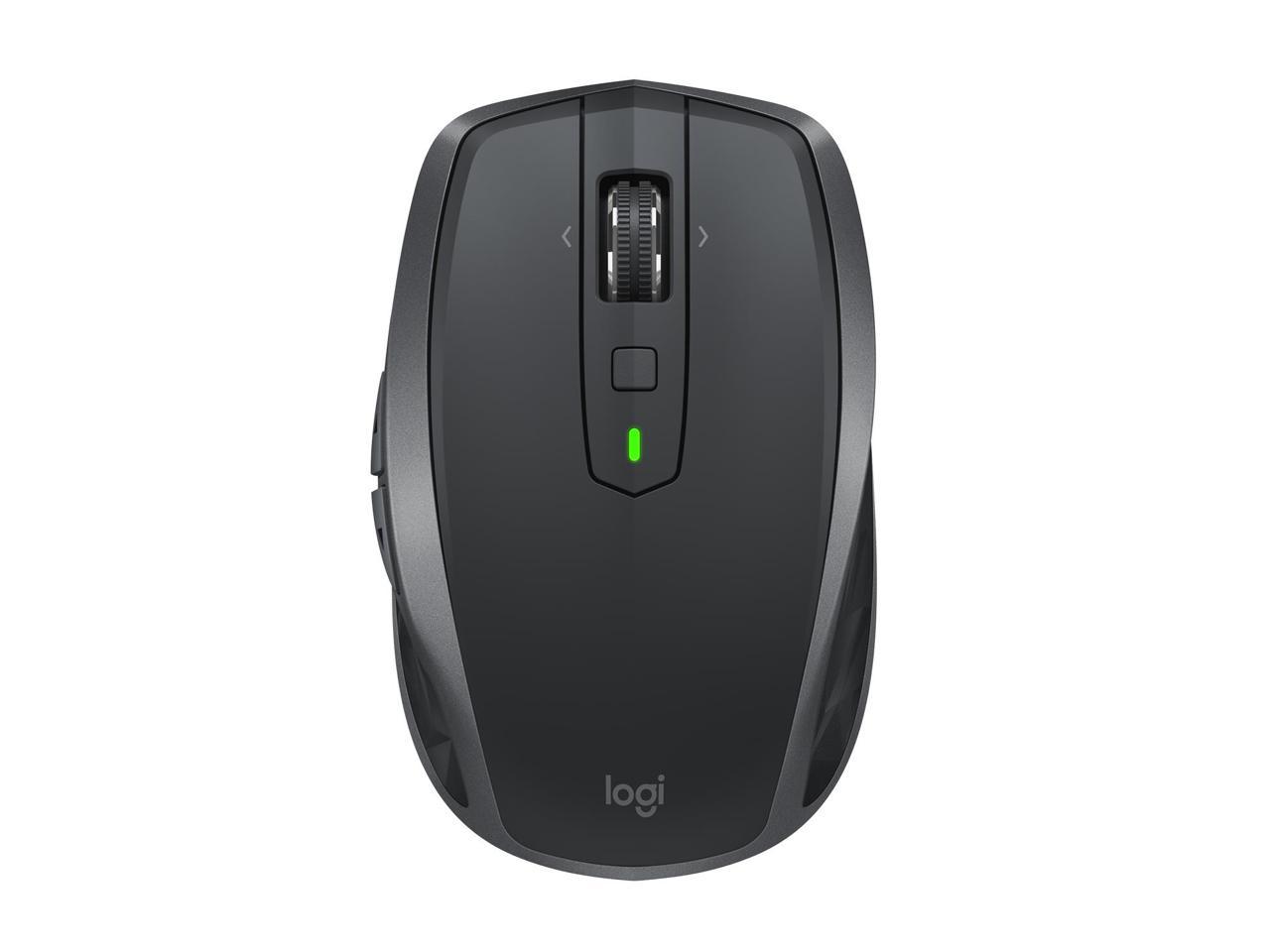 Logitech MX Anywhere 2S 910-005153 Graphite 7 Buttons Tilt Wheel USB RF Wireless 4000 dpi Mouse