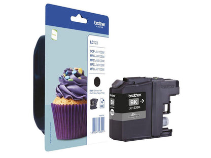 Brother LC-123BK Ink cartridge black, 600 pages, 9ml