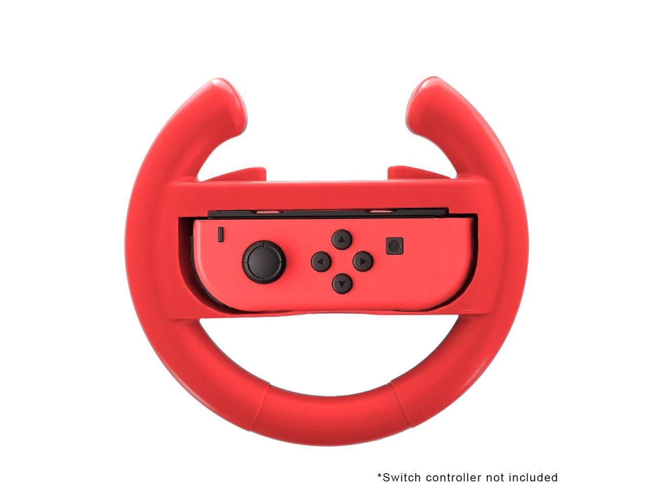 NEON Steering Wheel for Nintendo Switch Color Red Model NIN-SWWHL-Red