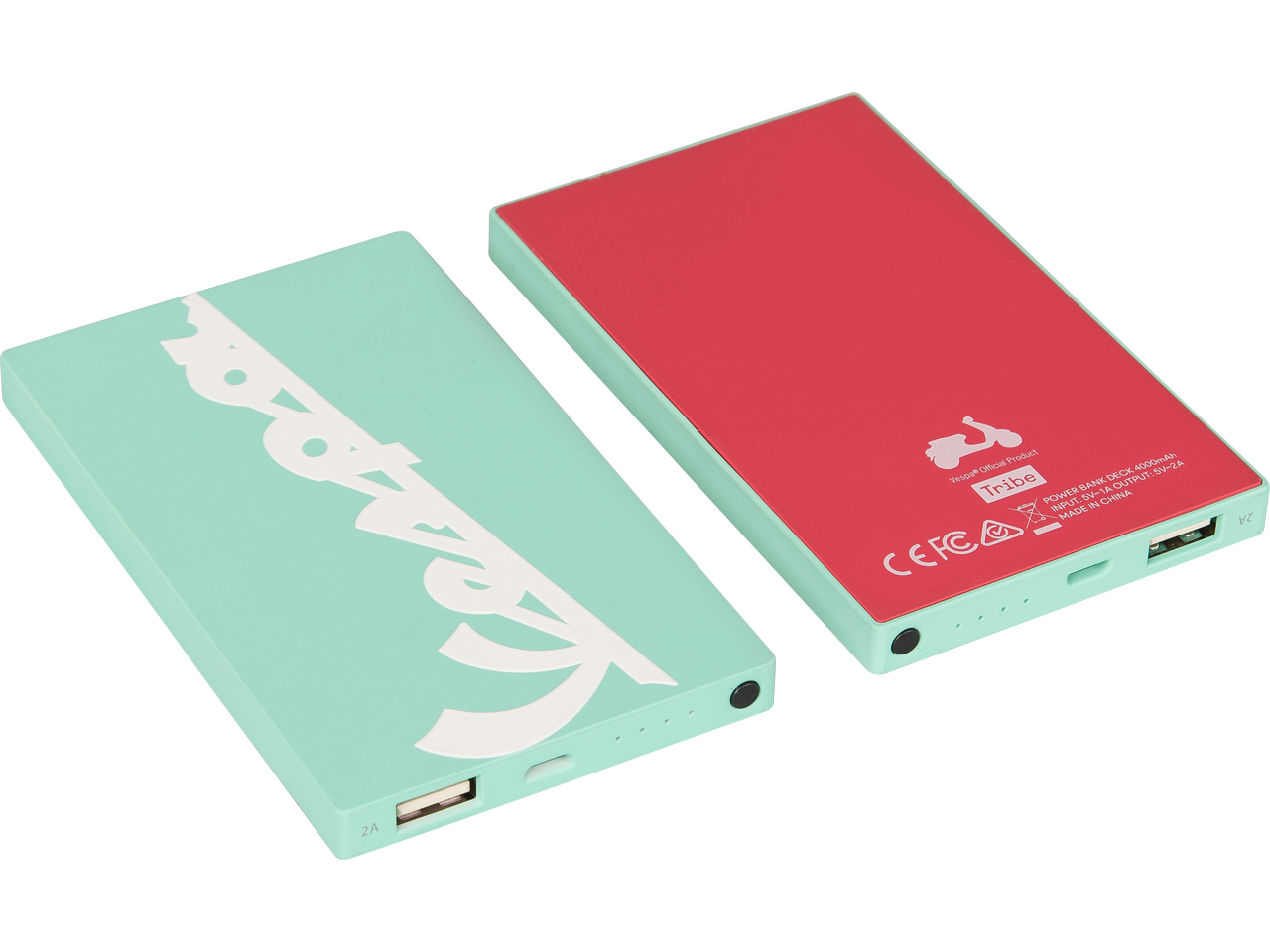 Tribe 4000mAh Vespa Aquamarina Power Bank