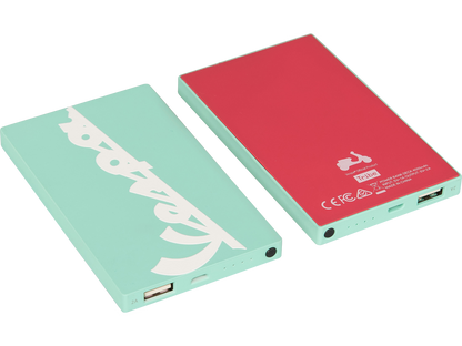 Tribe 4000mAh Vespa Aquamarina Power Bank