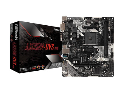 Asrock AMD A320 DDR4-SDRAM Micro ATX Motherboard