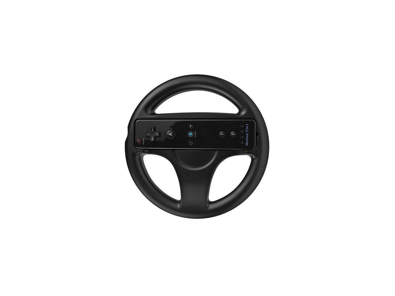 NEON Racing Steering Wheel for Nintendo Wii Black