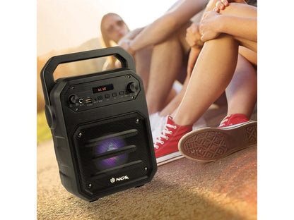 NGS 20W Roller Drum BT Speaker with FM Radio, Aux Input and MicroSD Slot