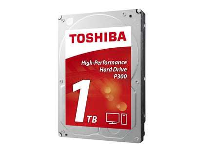 Toshiba P300 1TB Desktop PC Internal Hard Drive 7200 RPM SATA 6Gb/s 64 MB Cache 3.5 inch - HDWD110UZSVA (BULK)