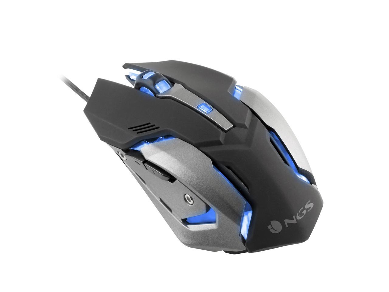 NGS GMX-100 Gaming Mouse, 6 Buttons, 7 Colours LED
